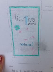 A prototype that I created for an app for Tiber River Naturals. 